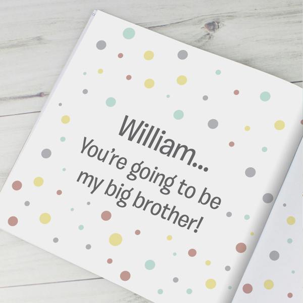 Personalised Big Brother Story Book - product in use
