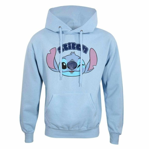 Lilo & Stitch Unisex Adult Cute Hoodie - Blue