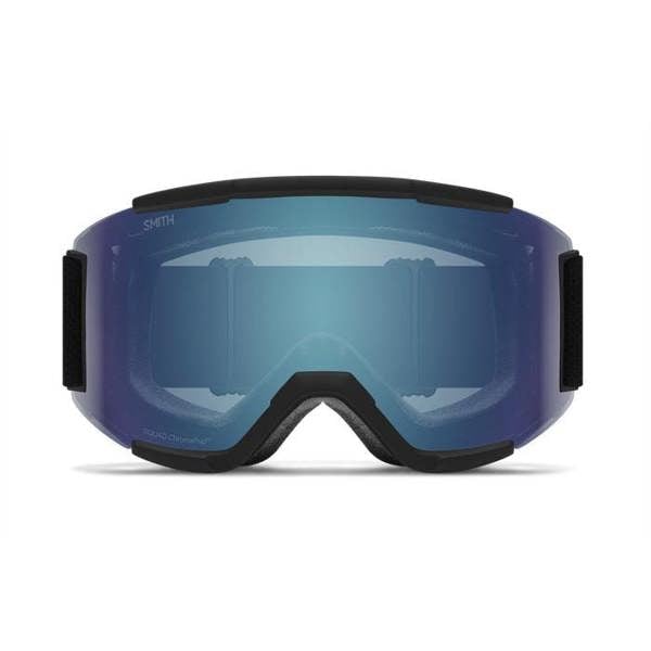Smith Ski Goggles Squad 2QJ 4B Black ChromaPop Everyday Blue Mirror