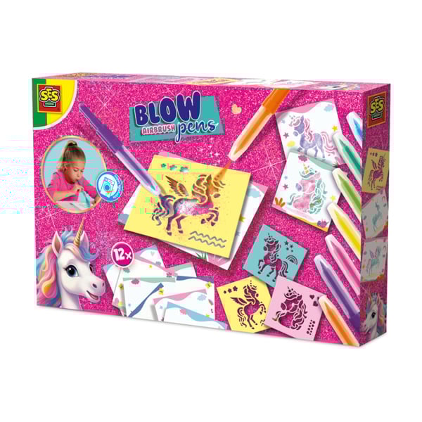 SES Creative Unicorn - Blow airbrush pens