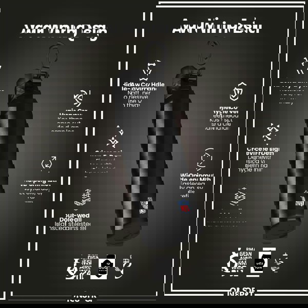 ION8 NFL x ION8 Insulated Steel Water Bottle, NFL Jets, 750ml (24oz)