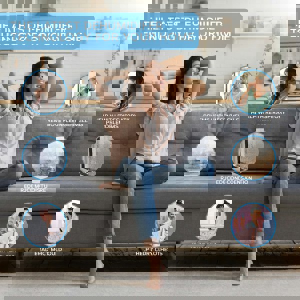 Air Pro Mini Dehumidifier Portable Electric Mould & Damp Remover 600ml