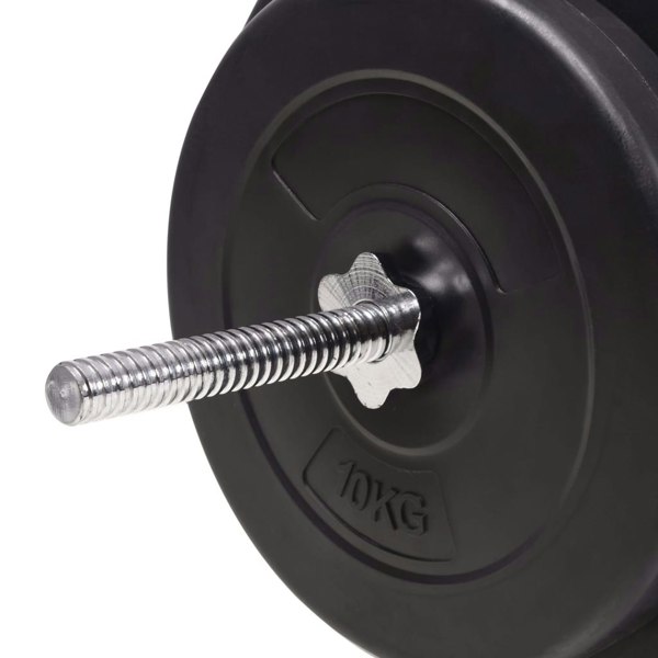 Berkfield Barbell and Dumbbell Set 90 kg