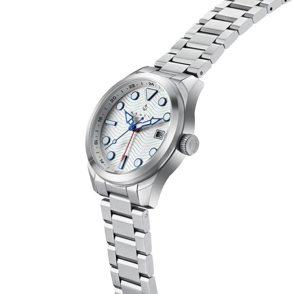 Nautis Lenzi Bracelet Watch - Silver/White - NAUN106-3