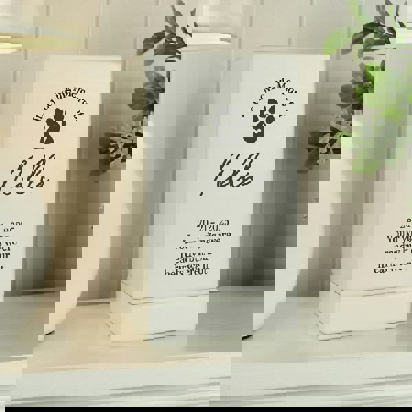 Personalised Memento Company Personalised Pet Memorial Small Wooden Urn