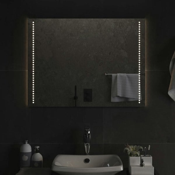 Berkfield LED Bathroom Mirror 60x80 cm