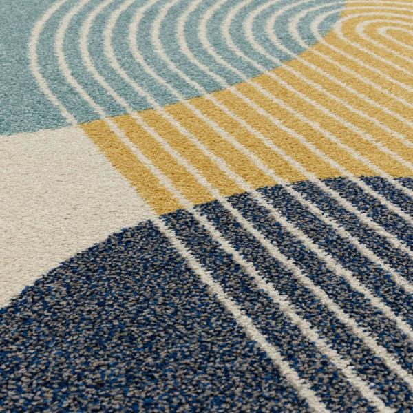 Asiatic Muse MU15 Blue Retro Rug