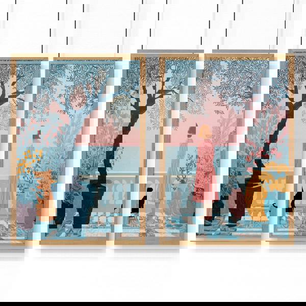 Wall Decor Hallway | Set of 2 Italian Lifestyle Wall art Prints