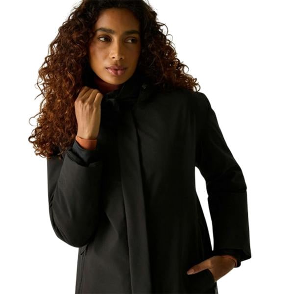 Regatta Womens/Ladies Janna Waterproof Long Length Insulated Jacket - Black - 