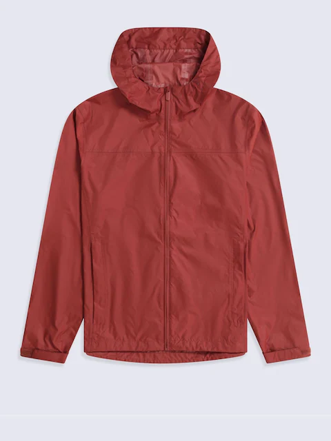 Animal Mens Swerve Lightweight Waterproof Jacket - Orange