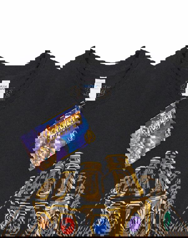 Marvel Mens Black Thanos Short Sleeved T-Shirt