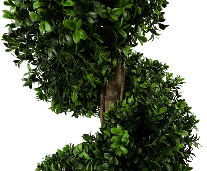 Leaf 150cm Pair of Spiral Buxus Artificial Tree UV Resistant Outdoor