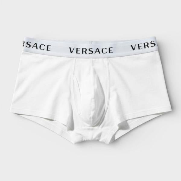 Versace Logo Basso Underwear White Black