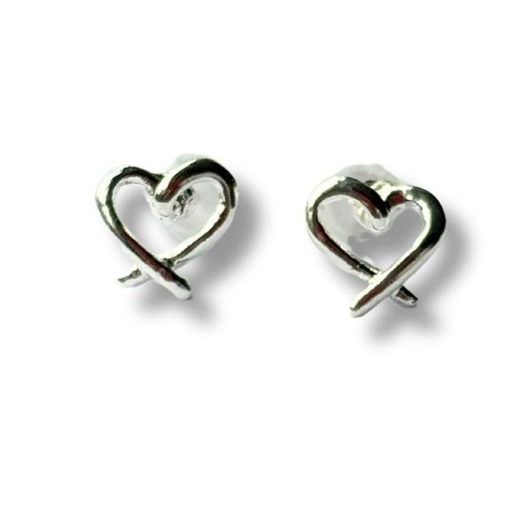 Aye Do Gifts My Heart Silver Stud Earrings