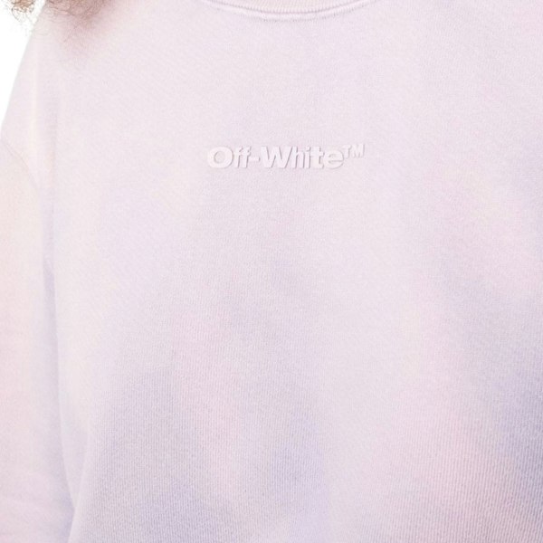 Off-White Purple Laundry Crop Sweatshirt XS