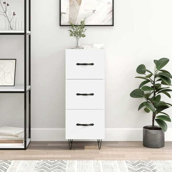 Berkfield Sideboard White 34.5x34x90 cm Engineered Wood
