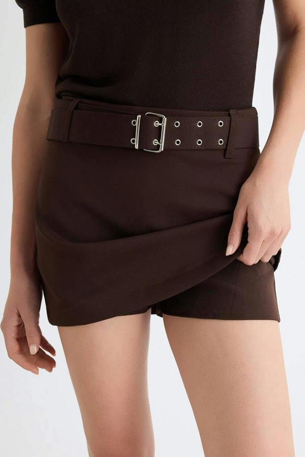 Belted Mini Skort