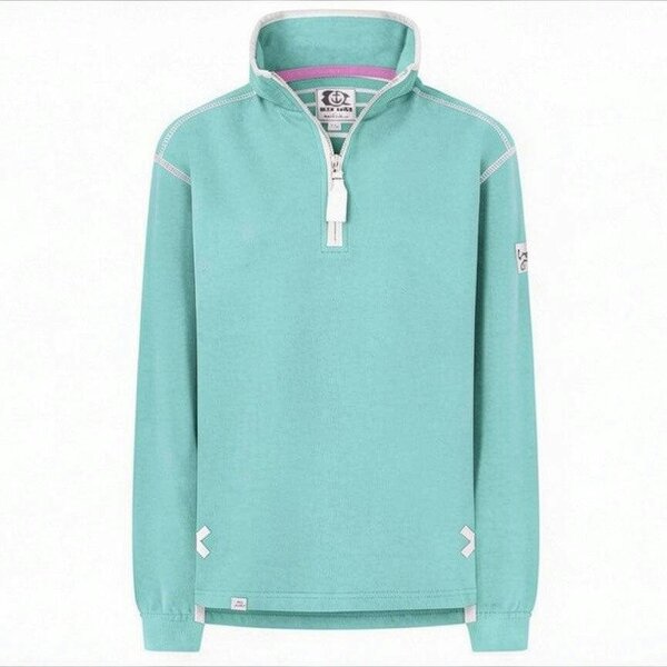 Lazy Jacks LJ3 - Ladies 1/4 Zip Sweatshirt - Peppermint