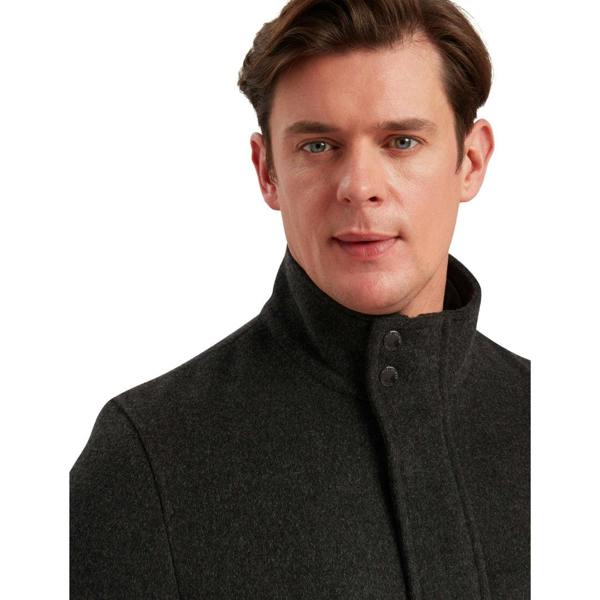 Ted Baker MMO EDERSON Wool Blend Funnel Neck Coat 2