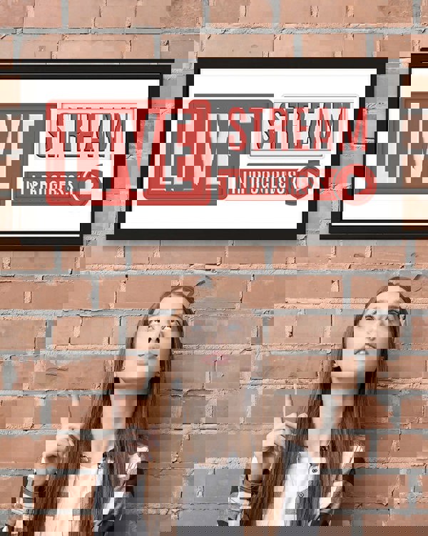 Wall Art Framed Print - Live Stream In Progress Sign for Creators