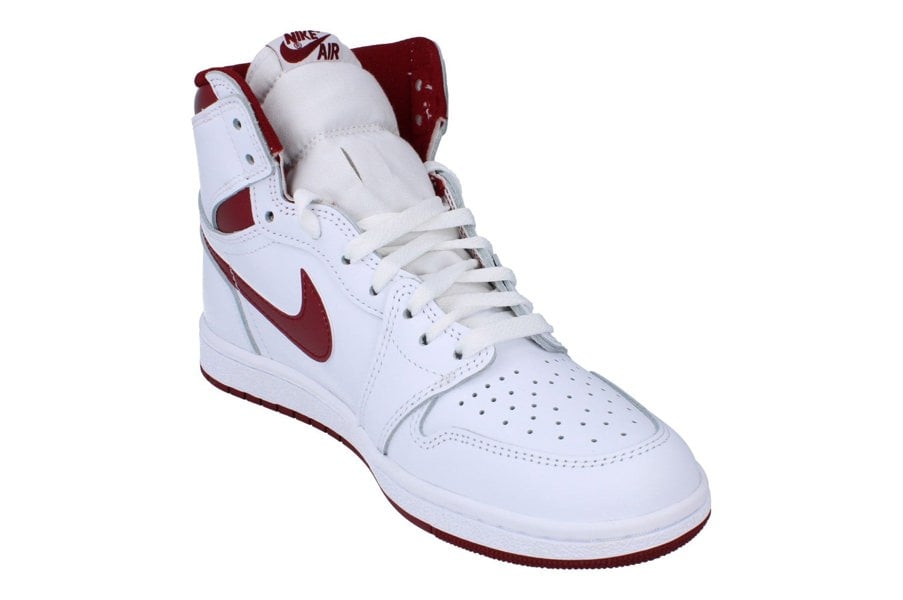 Nike Air Jordan 1 Hi 85 Mens Trainers Bq4422  161 - White Tea Red White 161 - Photo 3