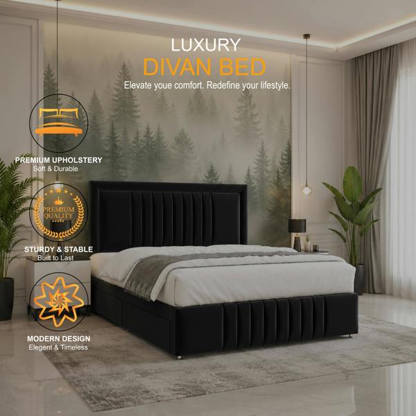 Paradise Beds Valore Ottoman Storage Bed
