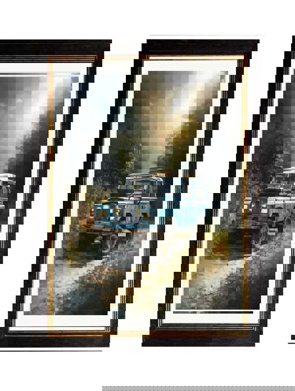 Exceptional Art Country Track Defender Blue - Oxford Frame