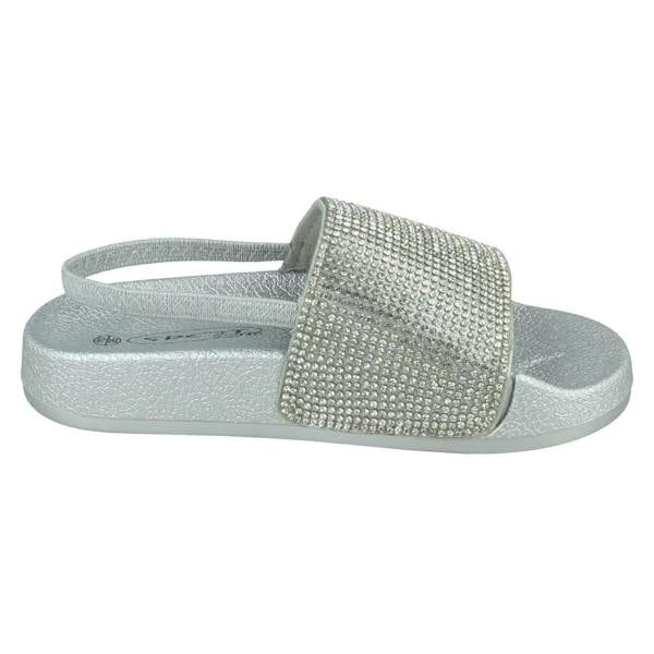 Spot On Girls Spot On Diamante Sliders H0356