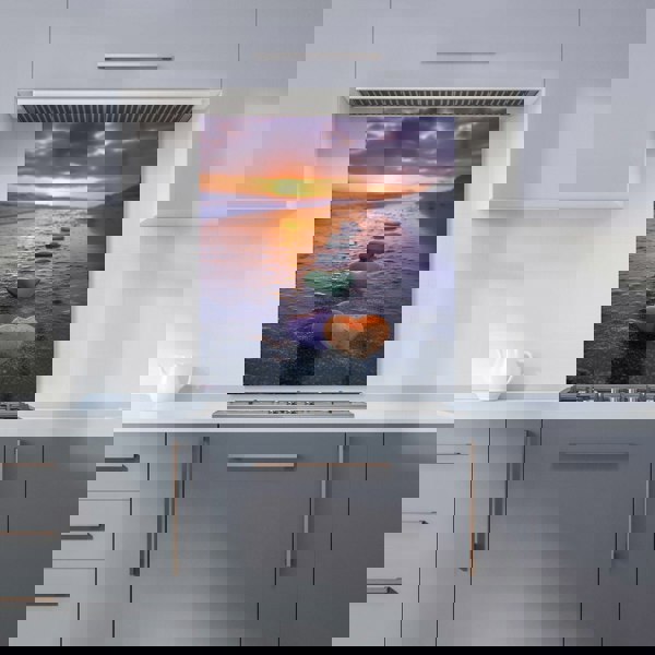 Warren Reed - Designer Heartstones at Sunset Kitchen Splashback