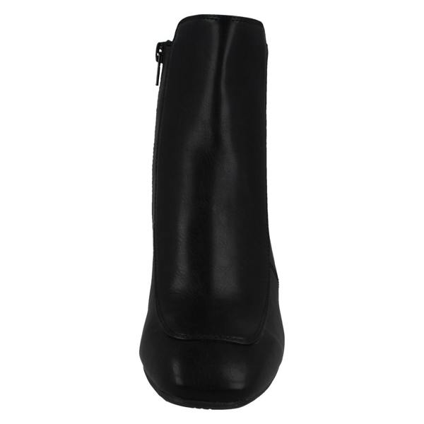 Spot On Ladies Spot On Mid Heel Ankle Boots F51095