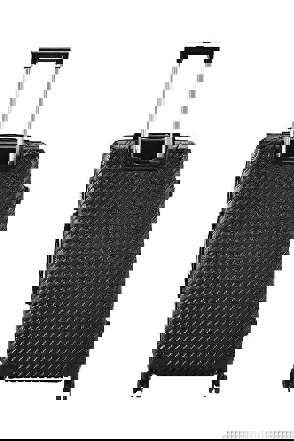 Living and Home Lightweight Hardside Travel Suitcase with Spinner Wheels, 28" Black