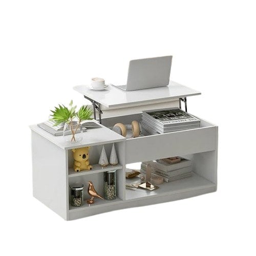 Modcraft Lift Top Coffee Table with Storage – Wooden Centre Table