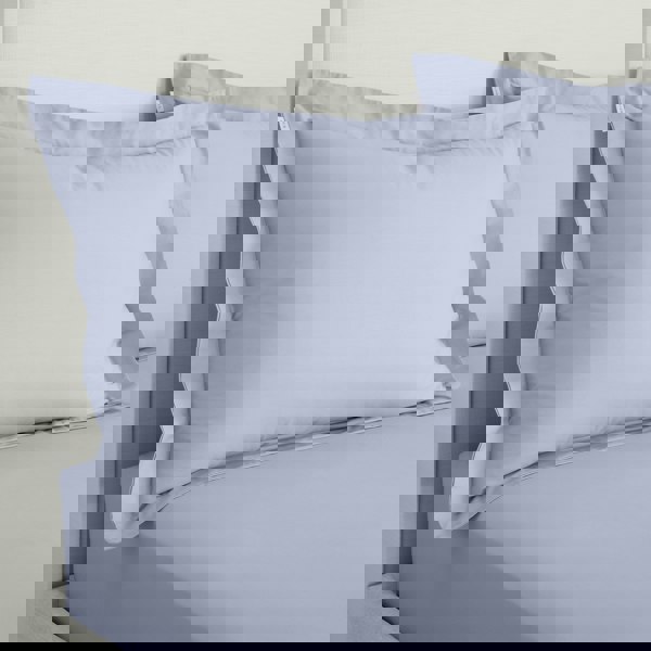 Bianca 200 Thread Count Cotton Percale Oxford Pillowcase Pair