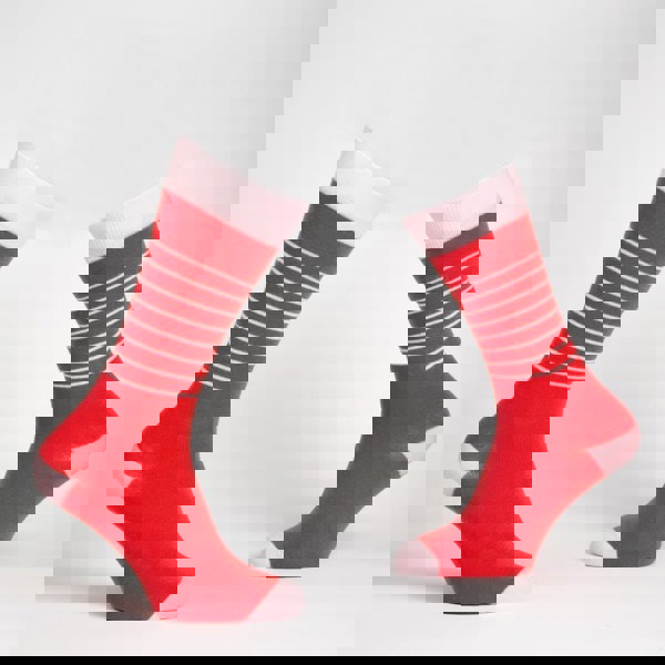 Hello Sailor! dress socks / Red & Pink - Heating & Plumbing London - Dress Socks