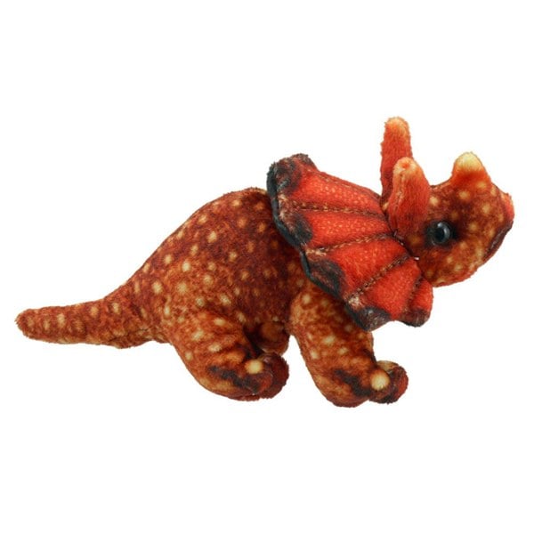 The Puppet Company Triceratops (Orange) - Finger Puppets