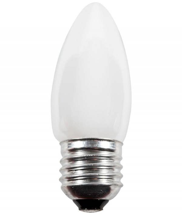 Eveready 10 x Eveready 40W ES E27 Opal Candle Light Bulbs