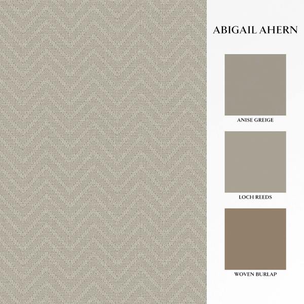 Abigail Ahern Herringbone Weave Wallpaper | Pebble
