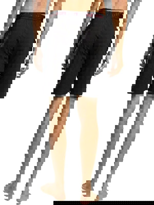 Lyle & ScottPyjama SetCharlie T-Shirt & Shorts Lounge Set, Burgundy/BlackBoxers & Briefs