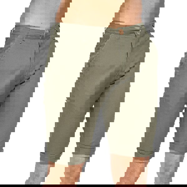 Crosshatch Mens Sinwood Chino Shorts - Khaki