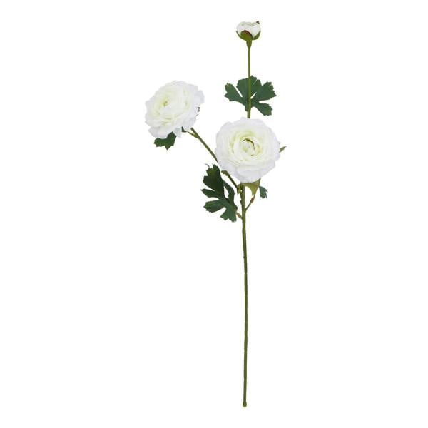 Hill Interiors The Natural Garden Collection Ranunculus Artificial Flower - White - 