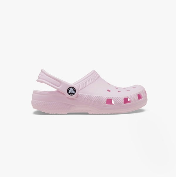 Crocs 206990-6ZW CLASSIC Girls Clogs Pink Milk