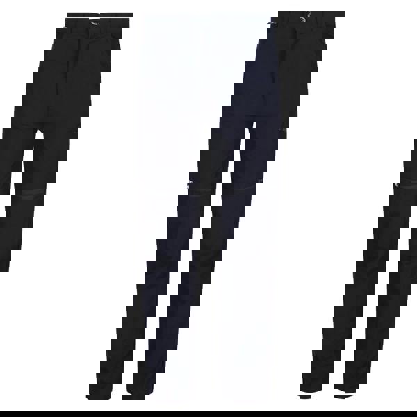 Regatta Childrens/Kids Highton Stretch Zip-Off Walking Trousers - Navy