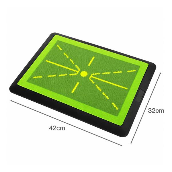Centra Golf Mat Swing Path Feedback Anti Slip Rubber Base Indoor Practice Green