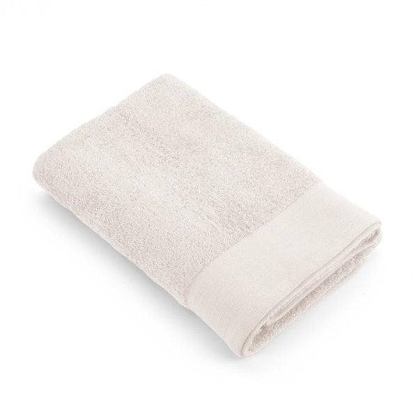 Walra Soft Brushed Cotton Bath Towel x 2 Stone Grey 70 x 140cm