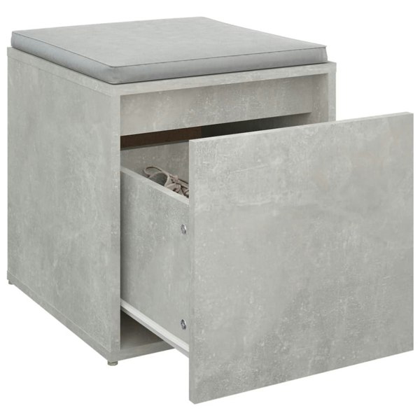 Berkfield Box Drawer Concrete Grey 40.5x40x40 cm Engineered Wood