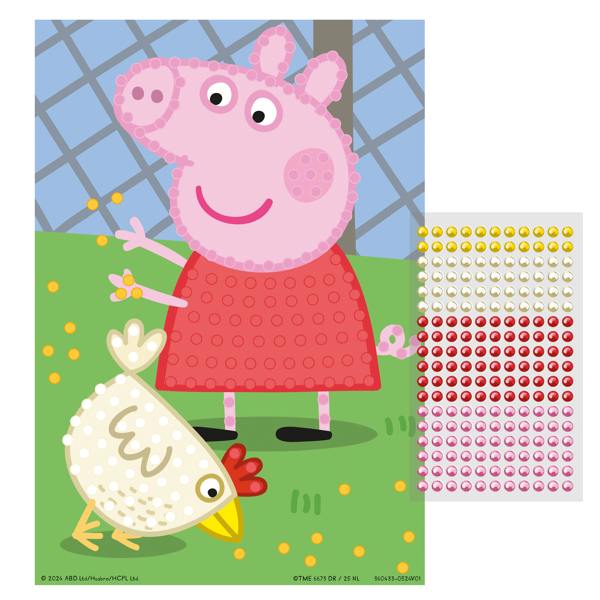 Totum Peppa Bead Art