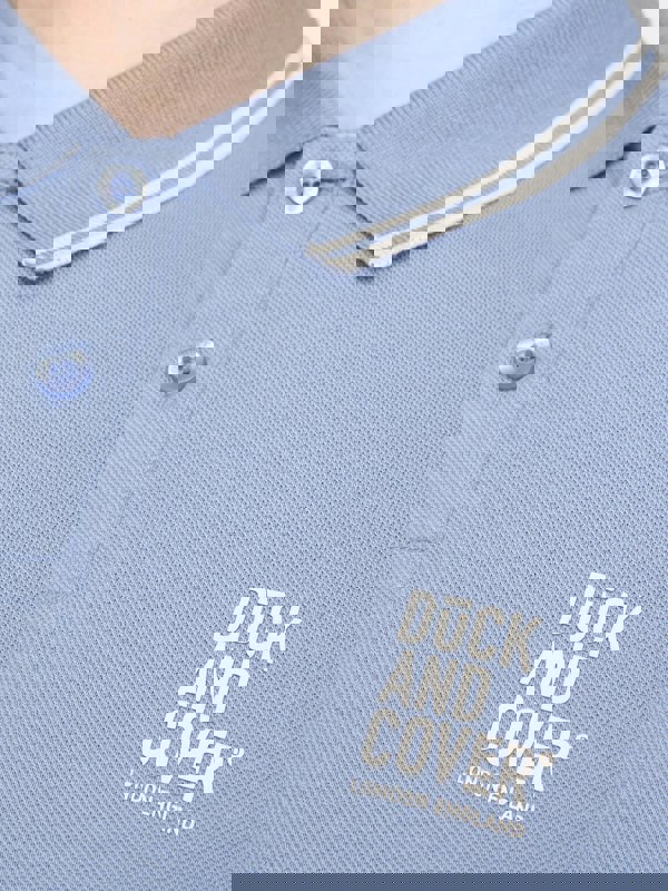 Duck and Cover Sameer Polo Blue