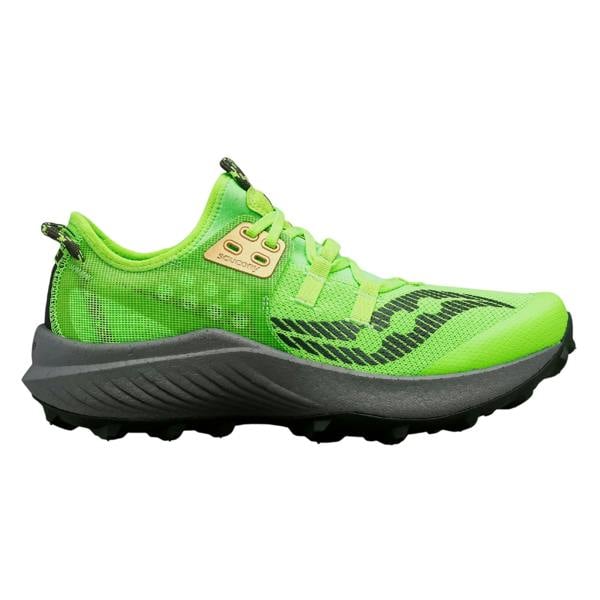 Saucony Mens Endorphin Running Trainers - Lime - 