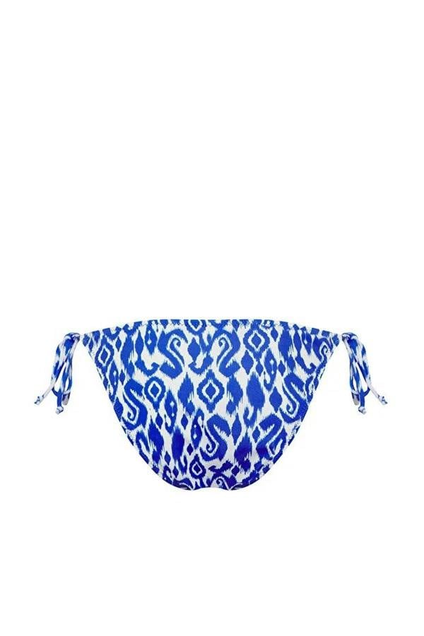 WOVCOR Ethnic Patterned Regular Waist Bikini Bottom