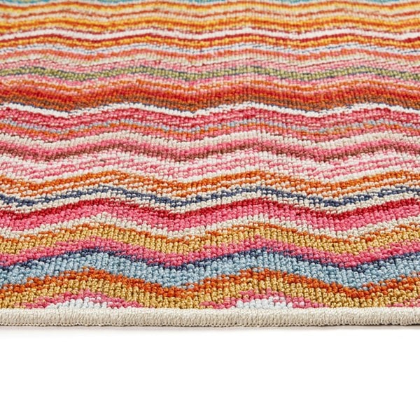 My Mat Stain Resistant Candy Multi Rainbow Zig Zag